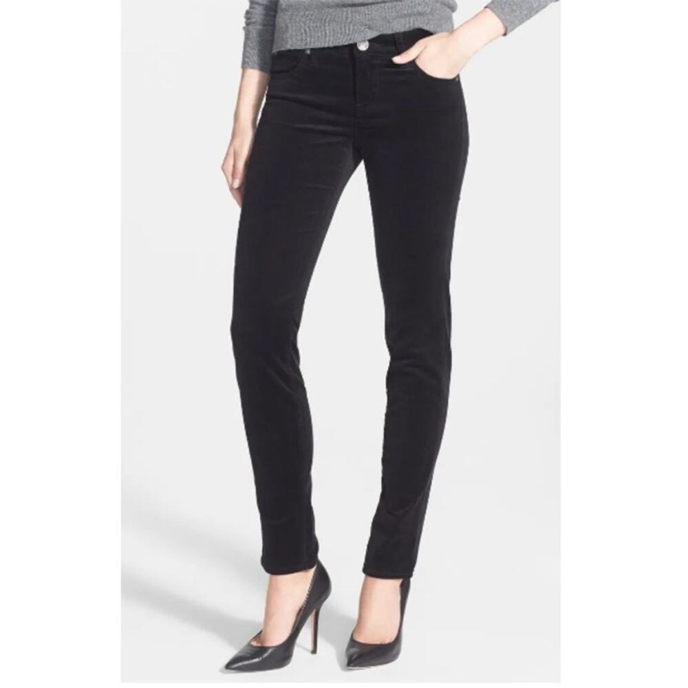 Kut From The Kloth Diana Corduroy Pants Black Size 6 EUC